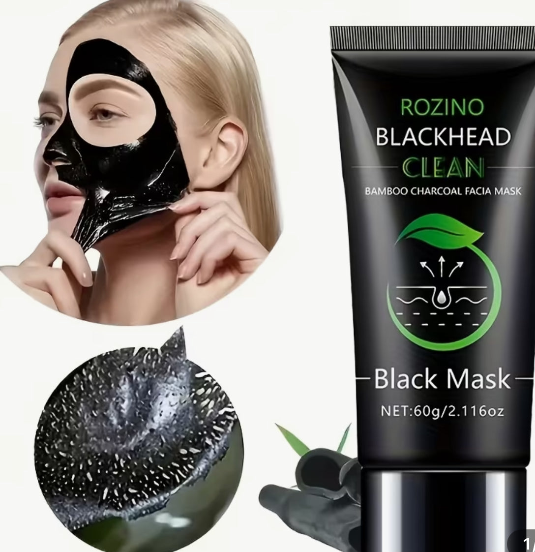 Ronzino Blackhead Clean Bamboo and Charcoal Facial Mask