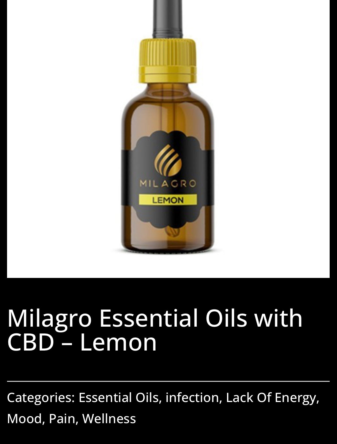 Milagro CBD Essential Oils