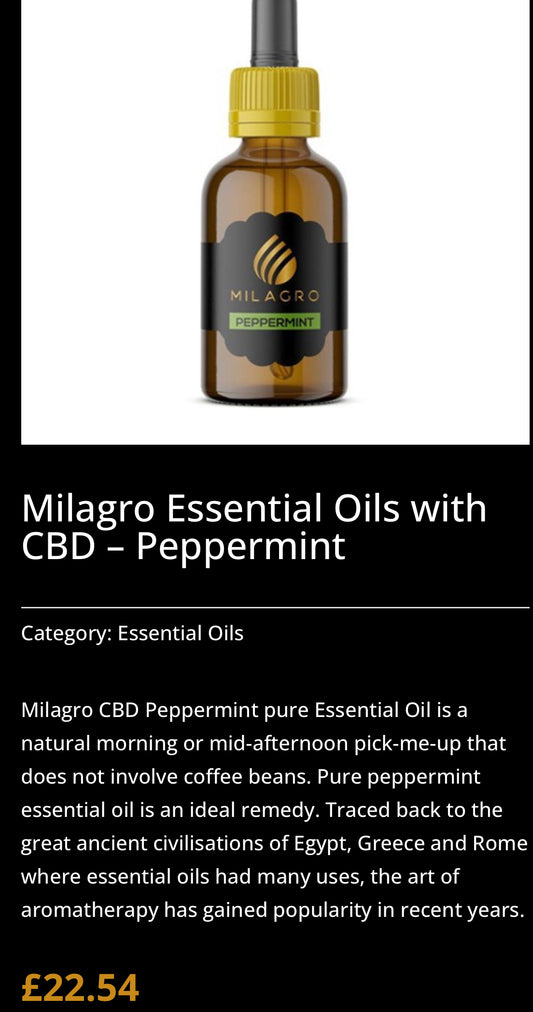 Milagro CBD Essential Oils