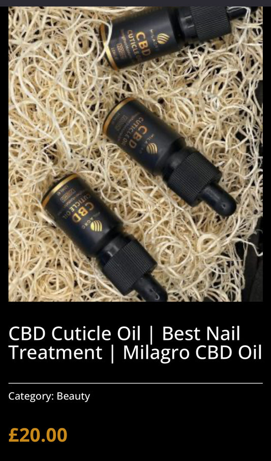 CBD cuticle oil