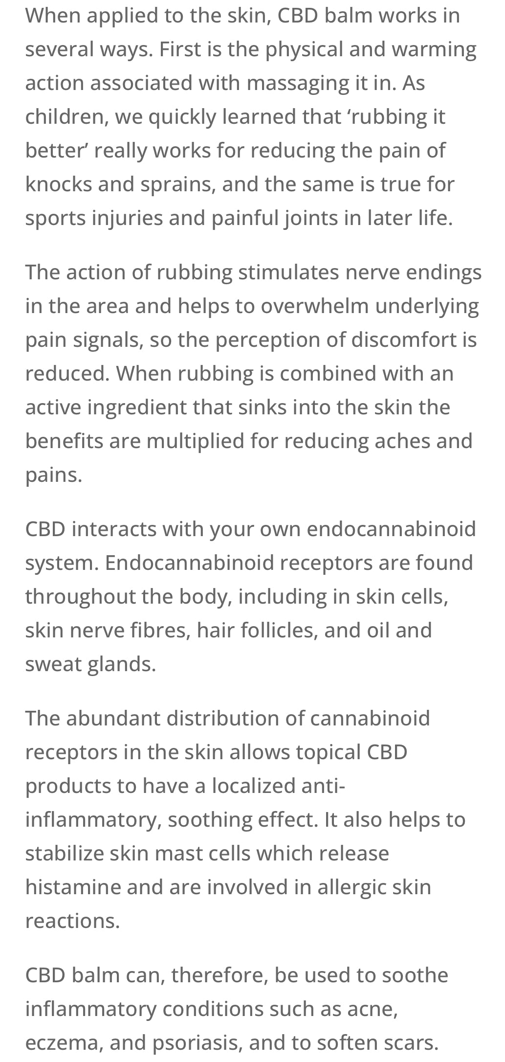 CBD balm
