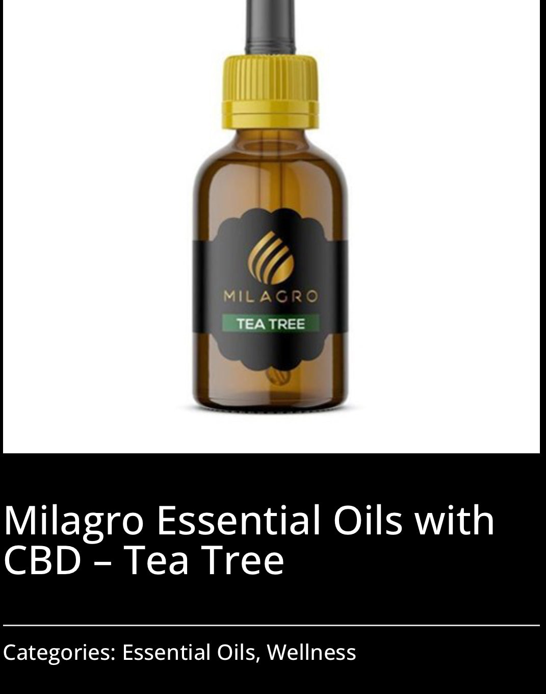 Milagro CBD Essential Oils
