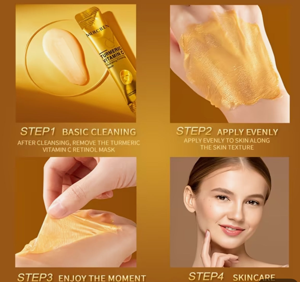 Turmeric Vitamin C Hydrating Firming mask