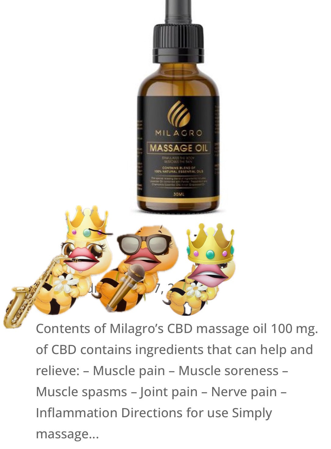 Massage gun + oil