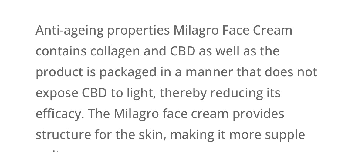 CBD face cream
